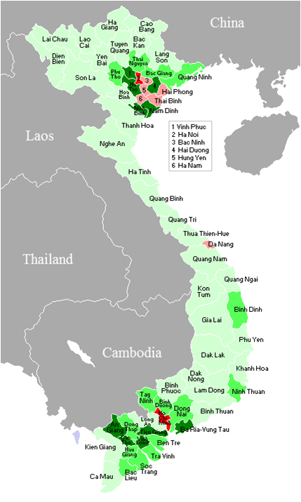 Hệ thống Phân phối của Hưng Nguyên tại Việt Nam